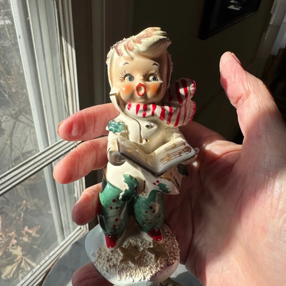 Lefton Holiday Figurine Set Christmas Carolers